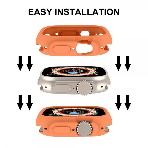 Enkay Apple Watch Ultra 49mm TPU-kuori, oranssi