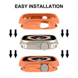 Enkay Apple Watch Ultra 49mm TPU-kuori, oranssi
