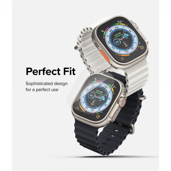 Ringke Apple Watch Ultra -näytönsuoja lasi 4 kpl