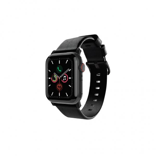 Journey Apple Watch 44/45/46mm/Apple Watch Ultra Ranneke Aidosta Nahasta Musta