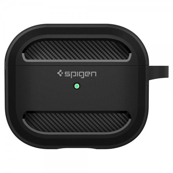 Spigen AirPods 3 -kuoret Rugged Armor Matte Black