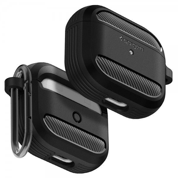Spigen AirPods 3 -kuoret Rugged Armor Matte Black