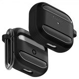 Spigen AirPods 3 -kuoret Rugged Armor Matte Black