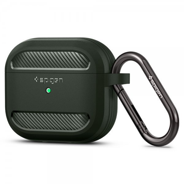 Spigen AirPods 3 -kuoret, Rugged Armor, Military Green