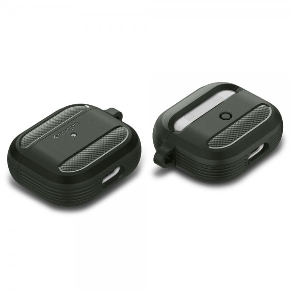Spigen AirPods 3 -kuoret, Rugged Armor, Military Green
