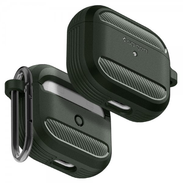 Spigen AirPods 3 -kuoret, Rugged Armor, Military Green