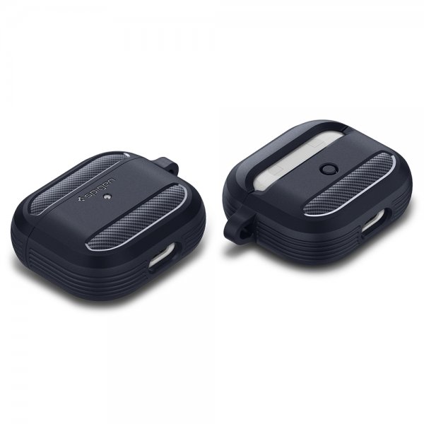 Spigen AirPods 3 -kuori, Rugged Armor Charcoal Gray