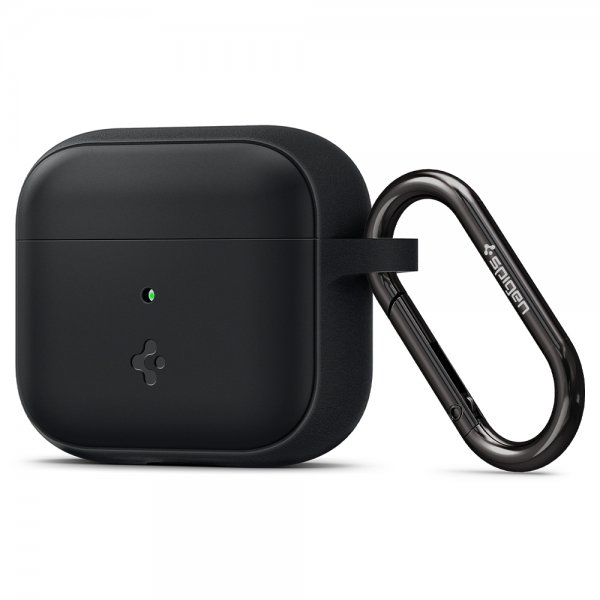 Spigen AirPods 3 -kuoret, Silicone Fit, musta