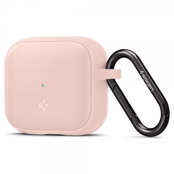 Spigen AirPods 3 -kuoret, Silicone Fit Pink Sand
