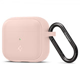 Spigen AirPods 3 -kuoret, Silicone Fit Pink Sand