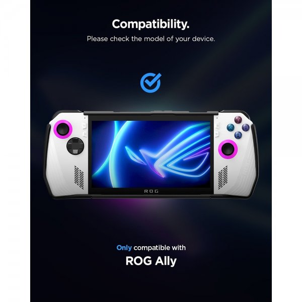 Spigen ASUS ROG Ally 2023 Thin Fit Pro -suojakuori, musta