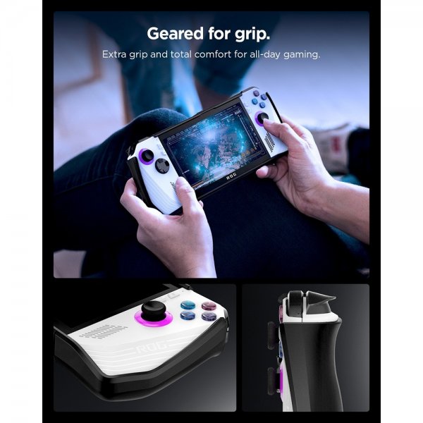 Spigen ASUS ROG Ally 2023 Thin Fit Pro -suojakuori, musta