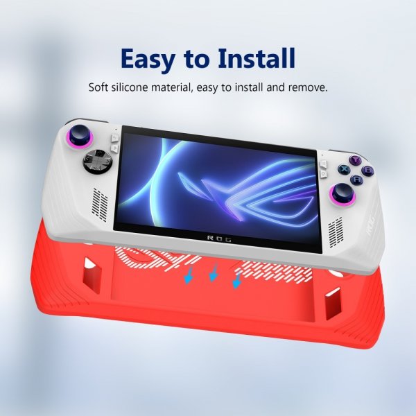 ASUS ROG Ally -silikonisuojakuori, punainen