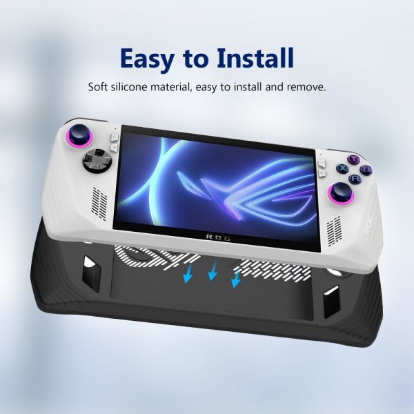 ASUS ROG Ally Silikonisuojakuori Musta