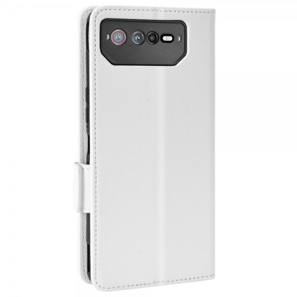 Asus ROG Phone 6/ROG Phone 6 Pro Suojakuori Litsi Valkoinen