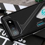 Asus ROG Phone 7 -kuori, tekstuuri, musta