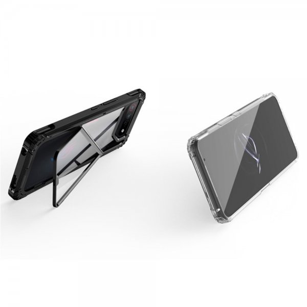 Asus ROG Phone 7 -kuori, jossa jalustatoiminto, musta