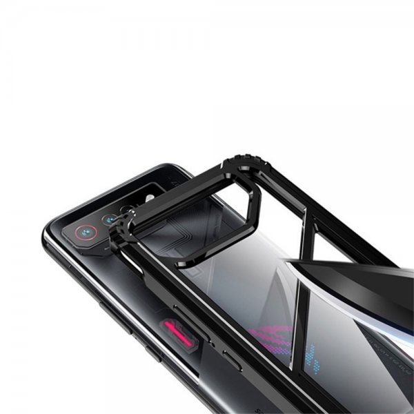 Asus ROG Phone 7 -kuori, jossa jalustatoiminto, musta