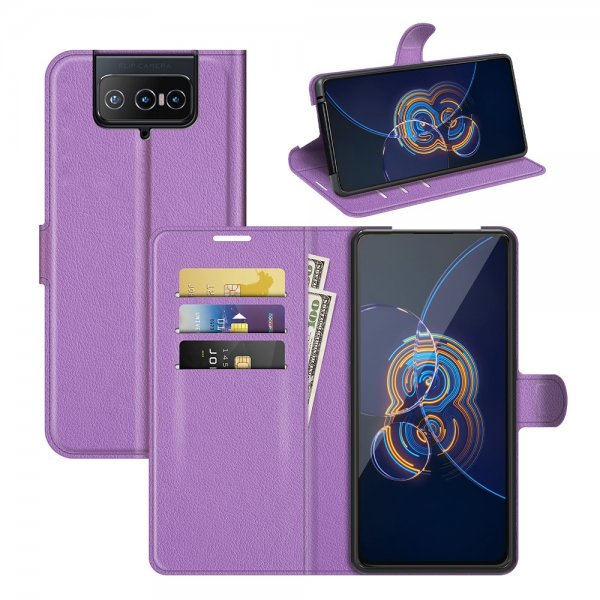Asus Zenfone 8 Flip -suojakuori litsi-lila