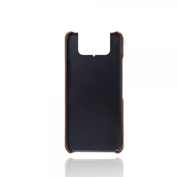Asus Zenfone 8 Flip -suojakuori, kaksi korttipaikkaa, ruskea