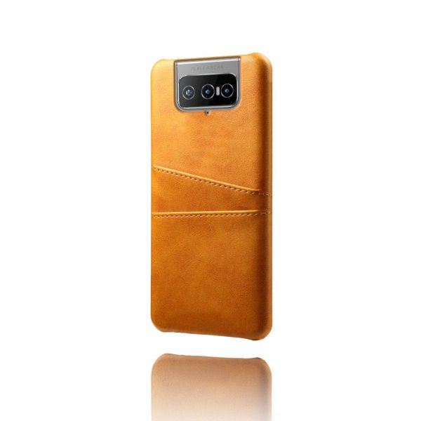Asus Zenfone 8 Flip Kuoret Kaksi Korttipaikkaa Oranssi