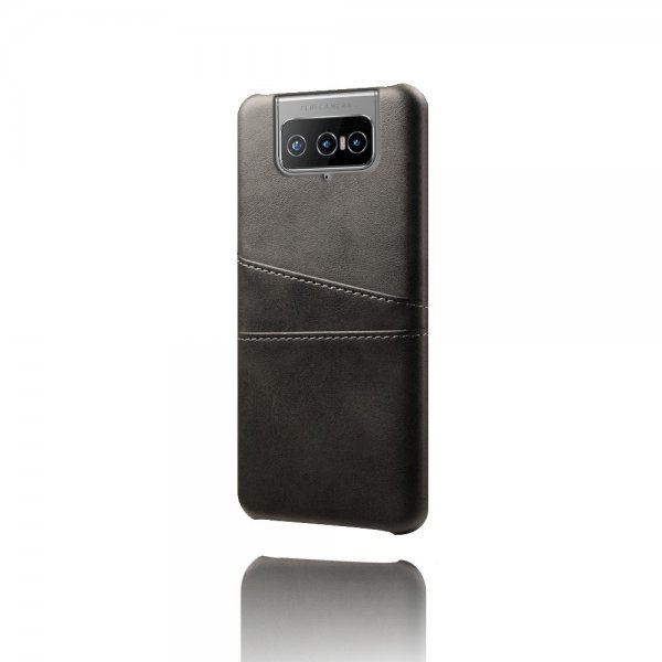 Asus Zenfone 8 Flip Kuori Kaksi Korttipaikkaa Musta