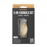 PanzerGlass Samsung Galaxy S24 Suojakuori Näytönsuoja Kameran suojalasi 3-in-1 Bundle Set