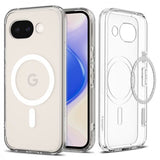 Spigen Google Pixel 10a -suojakuori Ultra Hybrid MagFit Clear White