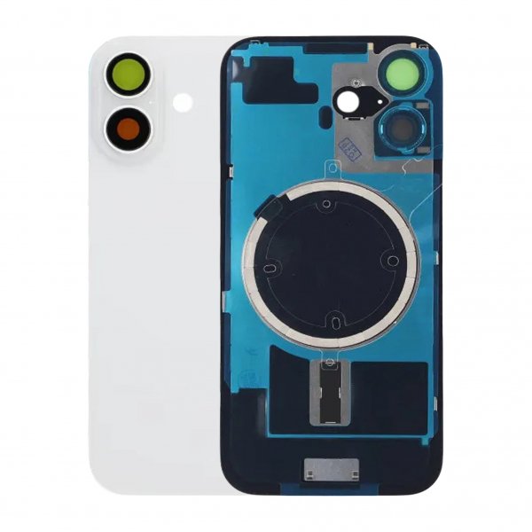 iPhone 17:n takalasi pienosilla - valkoinen