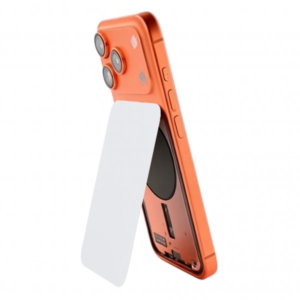 Alkuperäinen takalasi iPhone 17 Pro Maxille – hopea