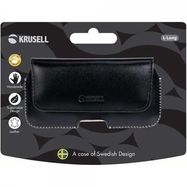 Krusell Vyölaukku Hector Large Long Musta