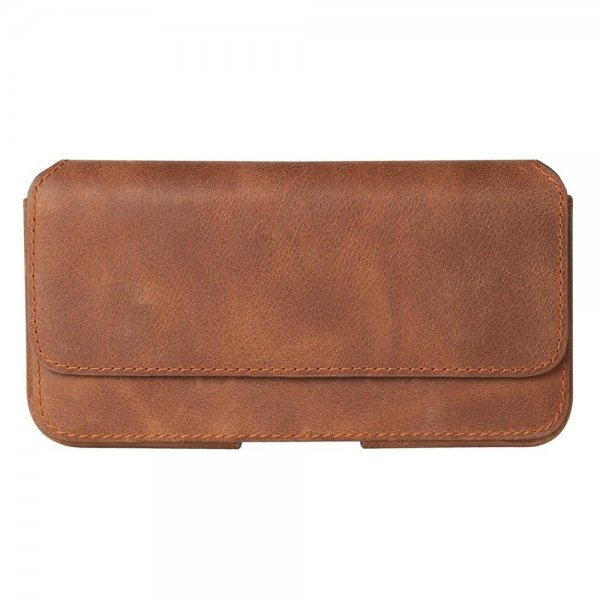 Krusell Vyölaukku Sunne Belt Case L Cognac Brown