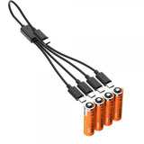 Xtorm AA-akku, ladattava, USB-C, 4 kpl:n pakkaus