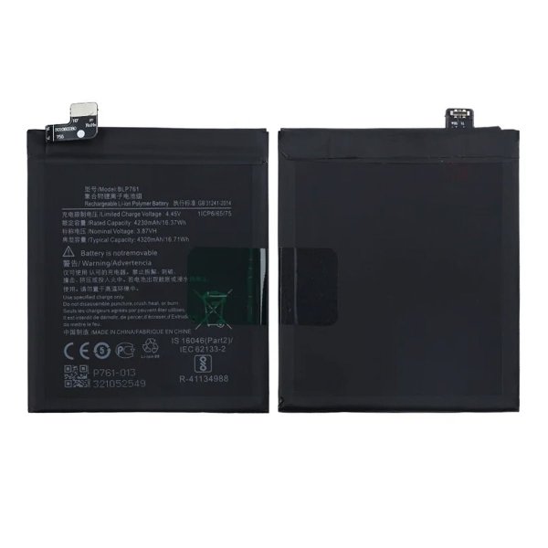 Akku OnePlus BLP761 -puhelimeen