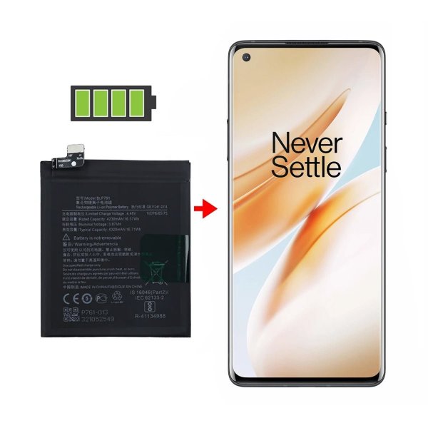 Akku OnePlus BLP761 -puhelimeen