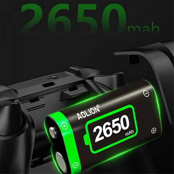 Aolion-akkulaturi Xbox Series X -ohjaimelle