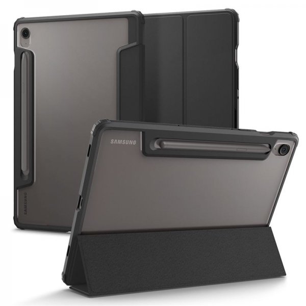 Spigen Samsung Galaxy Tab S10 FE -kotelo Ultra Hybrid Pro, musta
