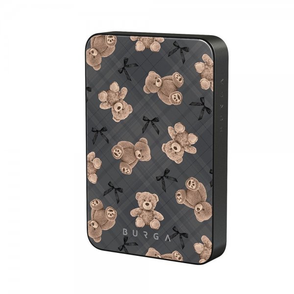 Burga Powerbank MagSafe 5000 mAh BFF Metallinharmaa