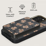 Burga Powerbank MagSafe 5000 mAh BFF Metallinharmaa
