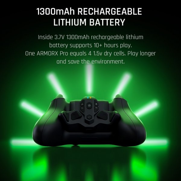 BIGBIG WON ARMOR-X Pro -peliohjaimen taustapainikemoduuli, musta