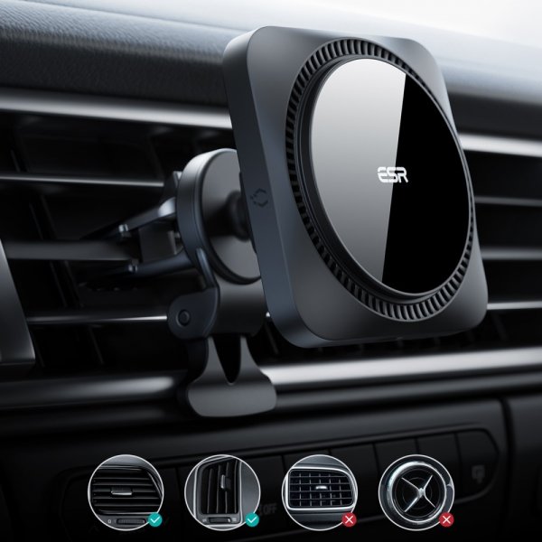 ESR Autoteline HaloLock Wireless Car Charger MagSafe