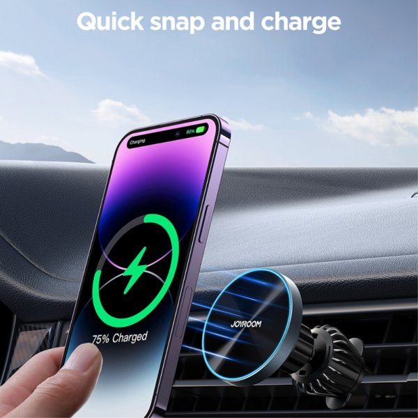 Joyroom Autoteline Magneettinen Langaton Autolaturi MagSafe