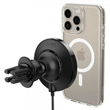 Spigen Autoteline langattomalla latauksella OneTap Pro 3 CryoMax MagFit Air Vent