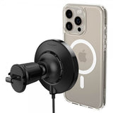 Spigen Autoteline langattomalla latauksella OneTap Pro 3 CryoMax MagFit Air Vent Hook