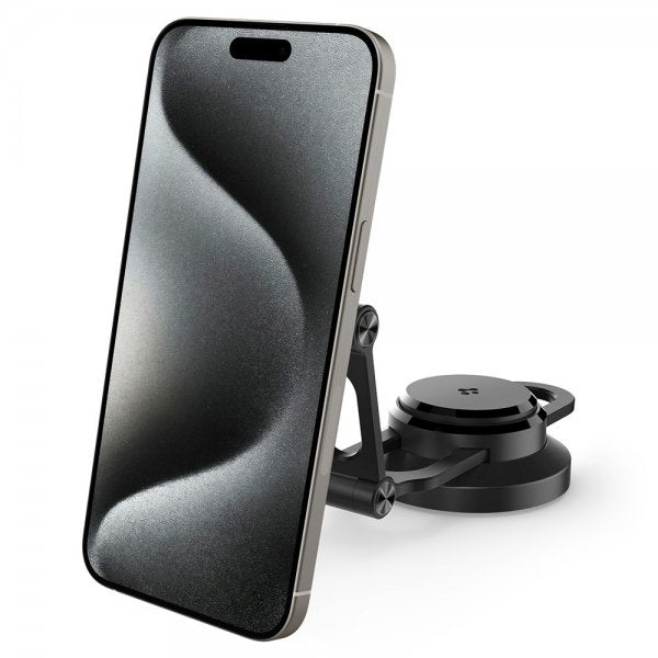Spigen OneTap Pro 3 Tesla -autoteline langattomalla latauksella näytön kiinnikkeellä, MagFit