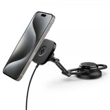 Spigen OneTap Pro 3 Tesla -autoteline langattomalla latauksella näytön kiinnikkeellä, MagFit