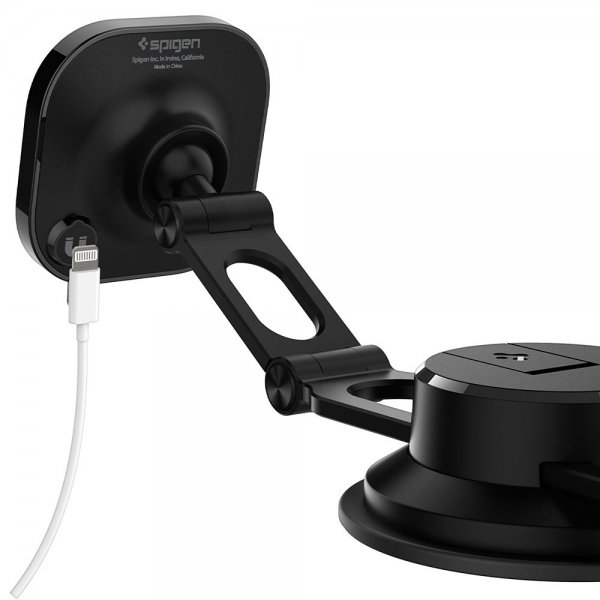 Spigen autoteline OneTap 3 Dashboard Mount MagSafe musta