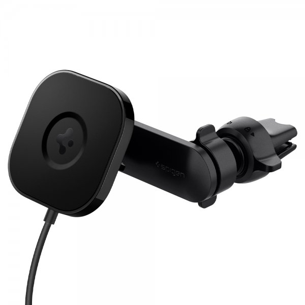 Spigen autoteline OneTap Magnetic Car Mount Air Vent langaton lataus, musta