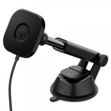 Spigen OneTap Magnetic Car Mount -kojelaudan langaton latausteline, musta