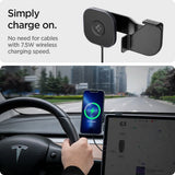 Spigen autoteline langattomalla OneTap Pro -latauksella, Screen Car Mount, Tesla MagFit